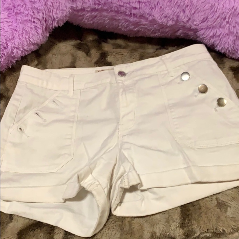 White shorts